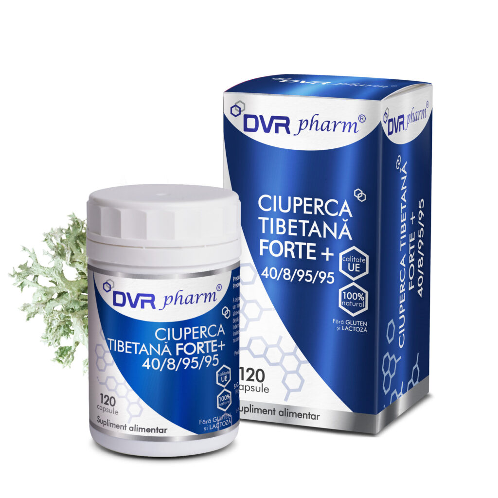 CIUPERCA TIBETANĂ FORTE + – 120 capsule